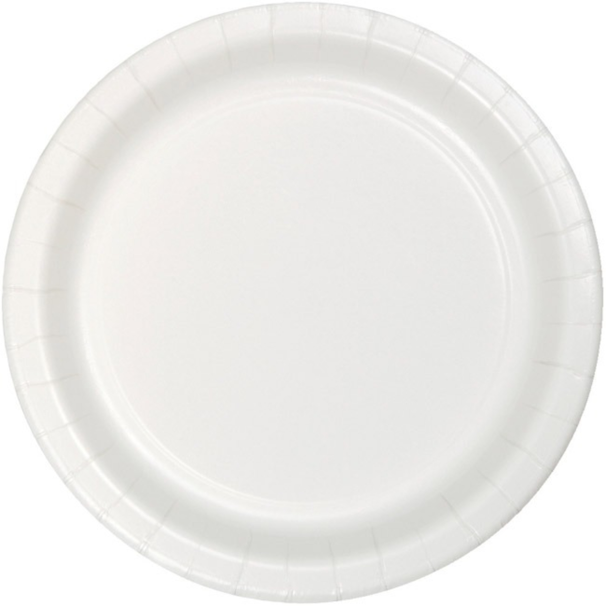 imgi_36_7415-1.jpg White 7" Paper Plates 24ct. - Image 1