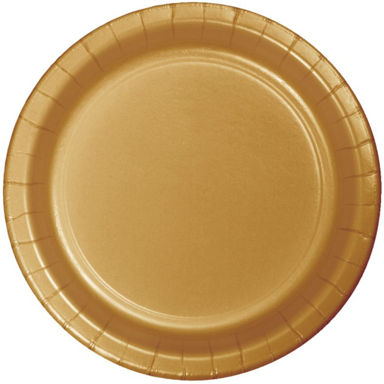 imgi_39_7538-1.jpg Glittering Gold 7" Paper Plates 24ct. - Image 1