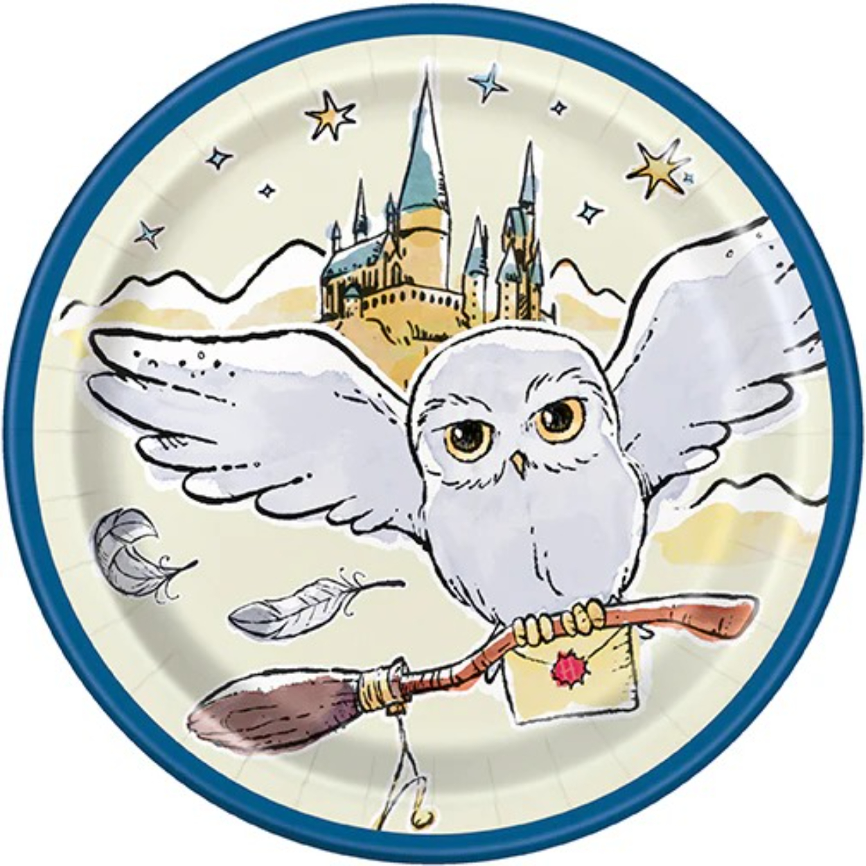 imgi_40_23564.jpg Harry Potter Round 7" Dessert Plates 8ct. - Image 1