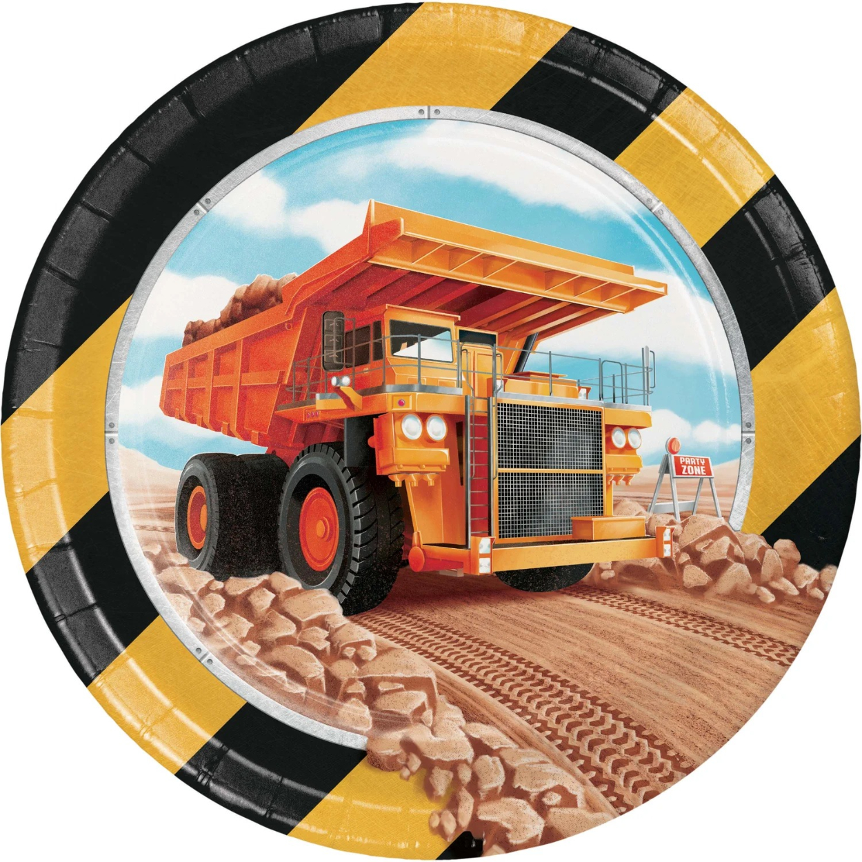 imgi_41_339792.jpg Big Dig Construction 7in Plates 8CT. - Image 1