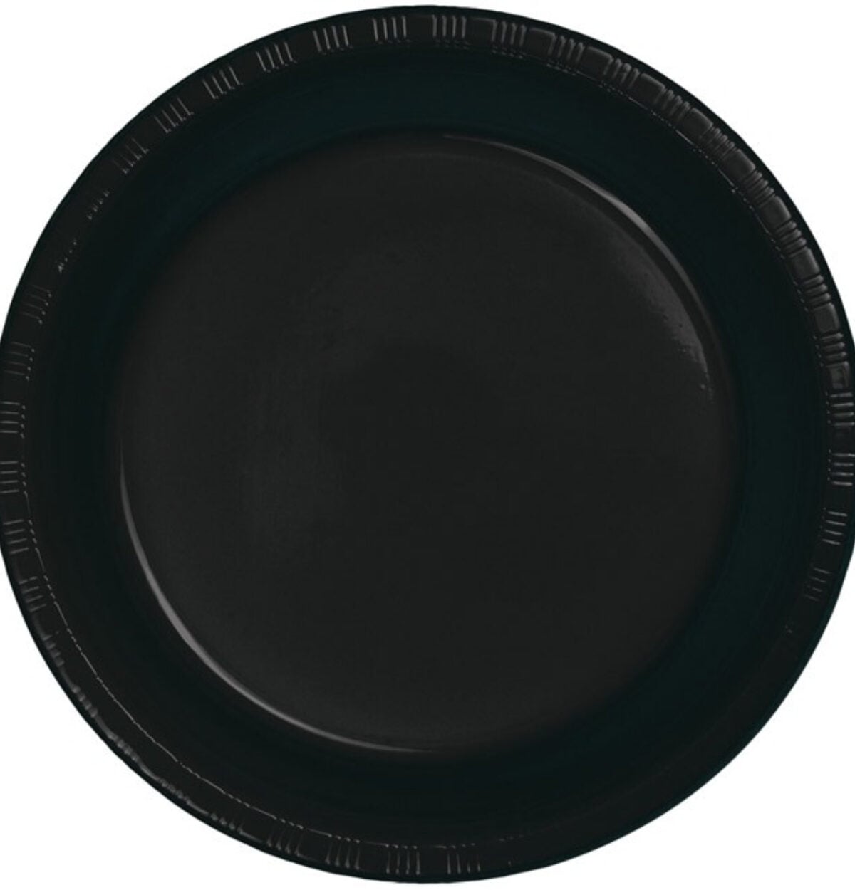 Black Velvet 10.25" Plastic Plates 20ct.
