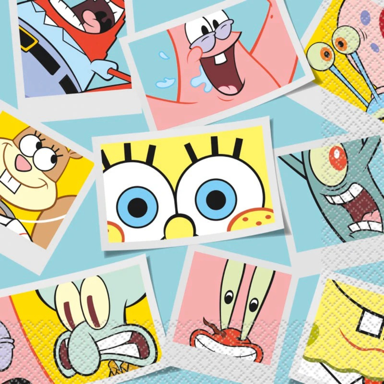 imgi_43_77682_eacc6726-a90f-4a25-8a45-0182ca59e2ee.jpg SpongeBob SquarePants Luncheon Napkins 16ct. - Image 1