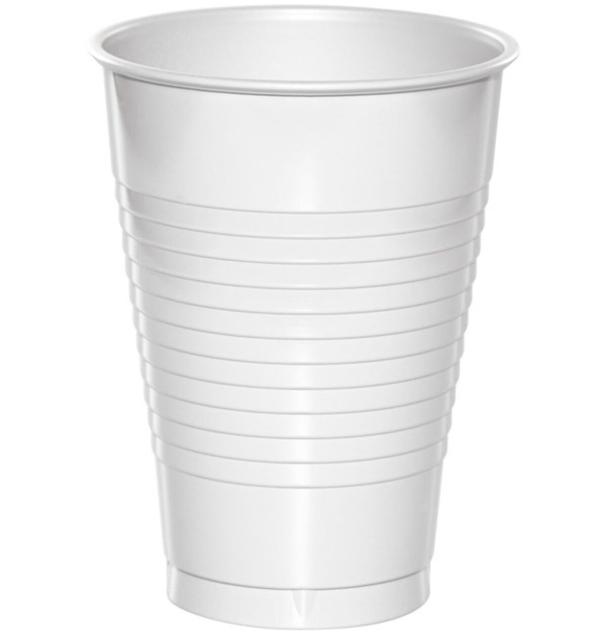 White 16oz Plastic Cups 20ct.