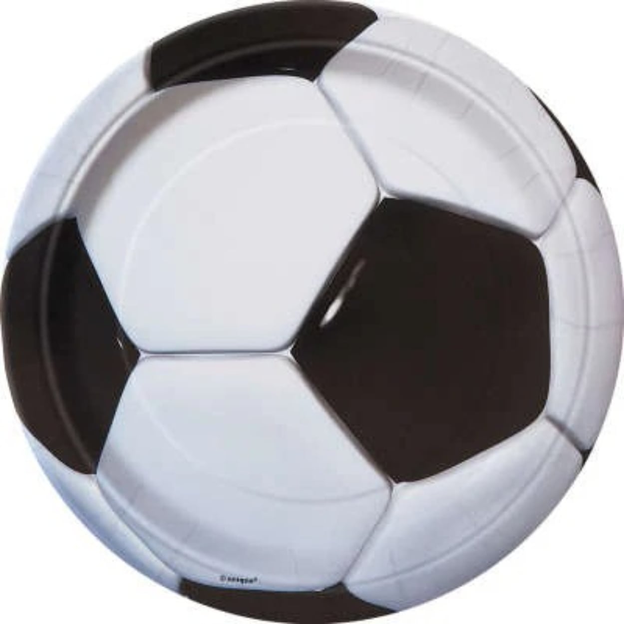 imgi_4_27304_-_7in_220x-2x-1.jpg 3D Soccer Round 7" Dessert Plates 8ct. - Image 1