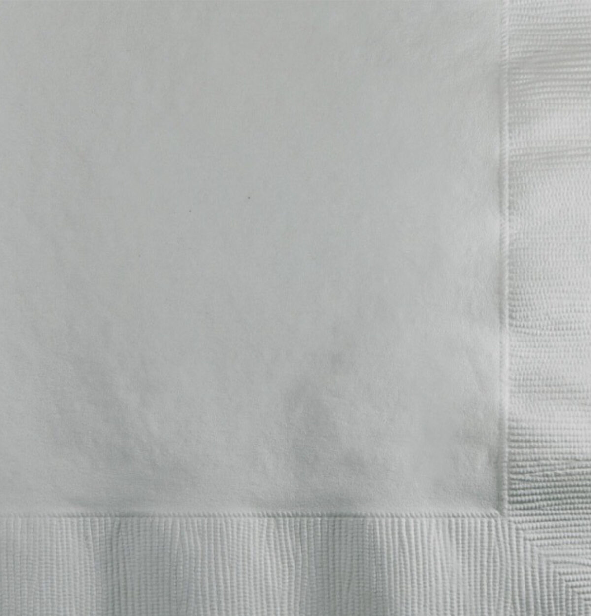 50CT 2P SHIMMERING SILVER BEVERAGE NAPKINS