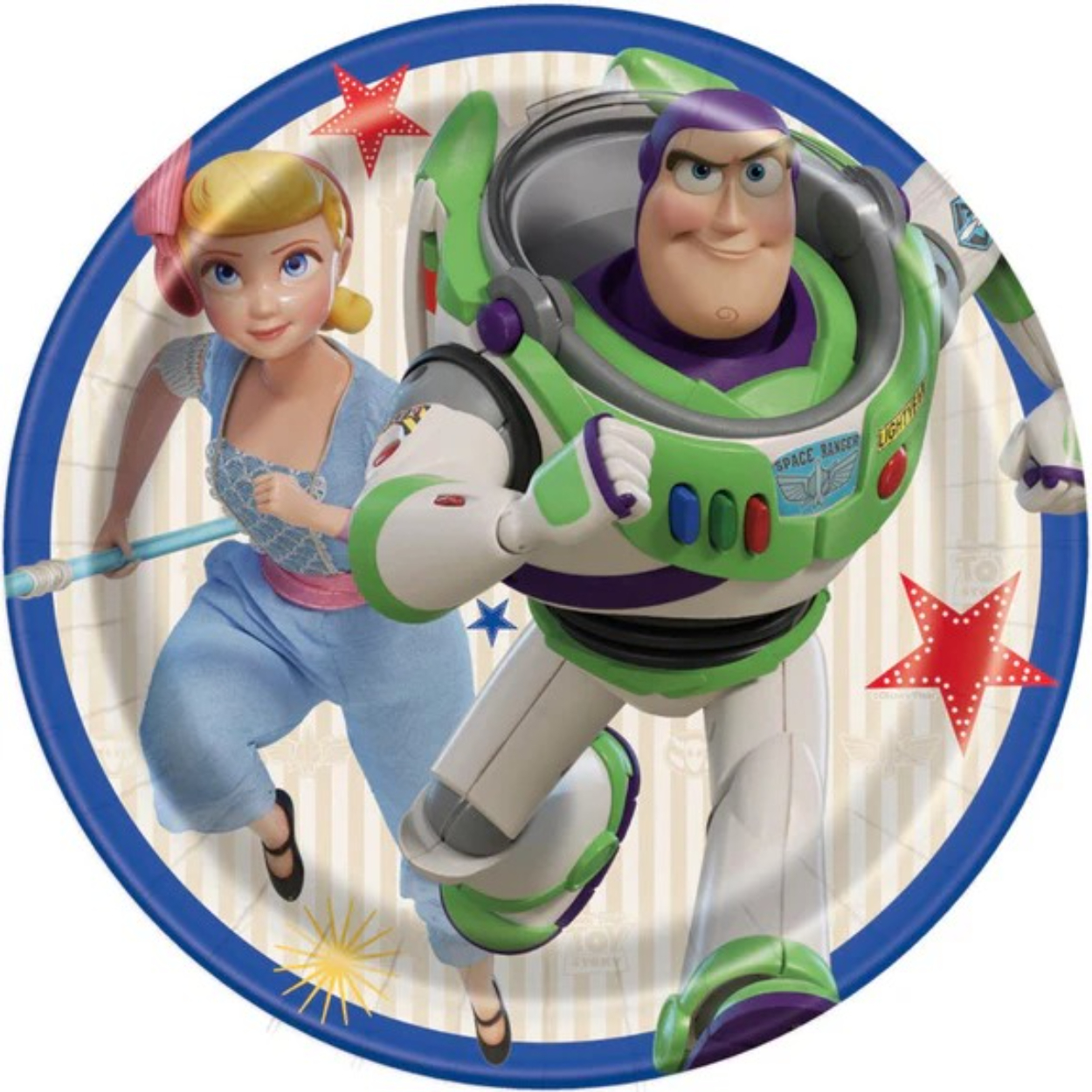 imgi_50_79554_65b29a6c-1330-4c85-b8ce-ef2d08d14549.jpg Disney Toy Story 4 Round 7" Dessert Plates 8ct - Image 1