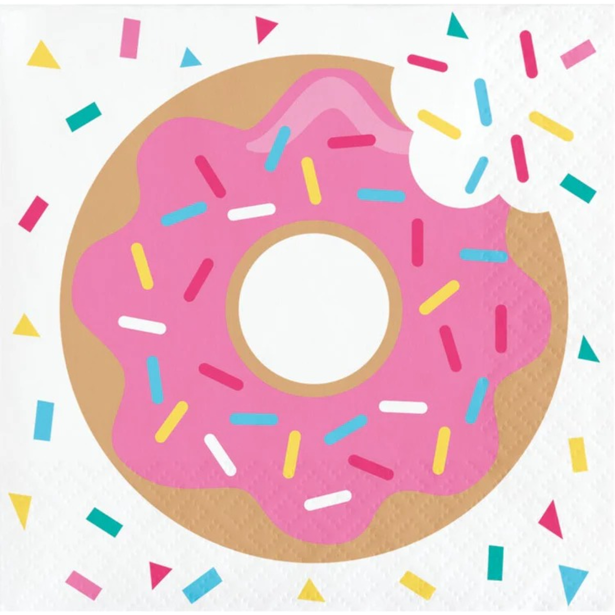 imgi_51_1150726067.jpg DONUT TIME BEVERAGE NAPKINS 16ct. - Image 1