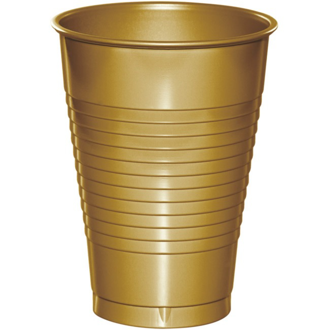 imgi_55_15988.jpg Glittering Gold 16oz Plastic Cups 20ct. - Image 1