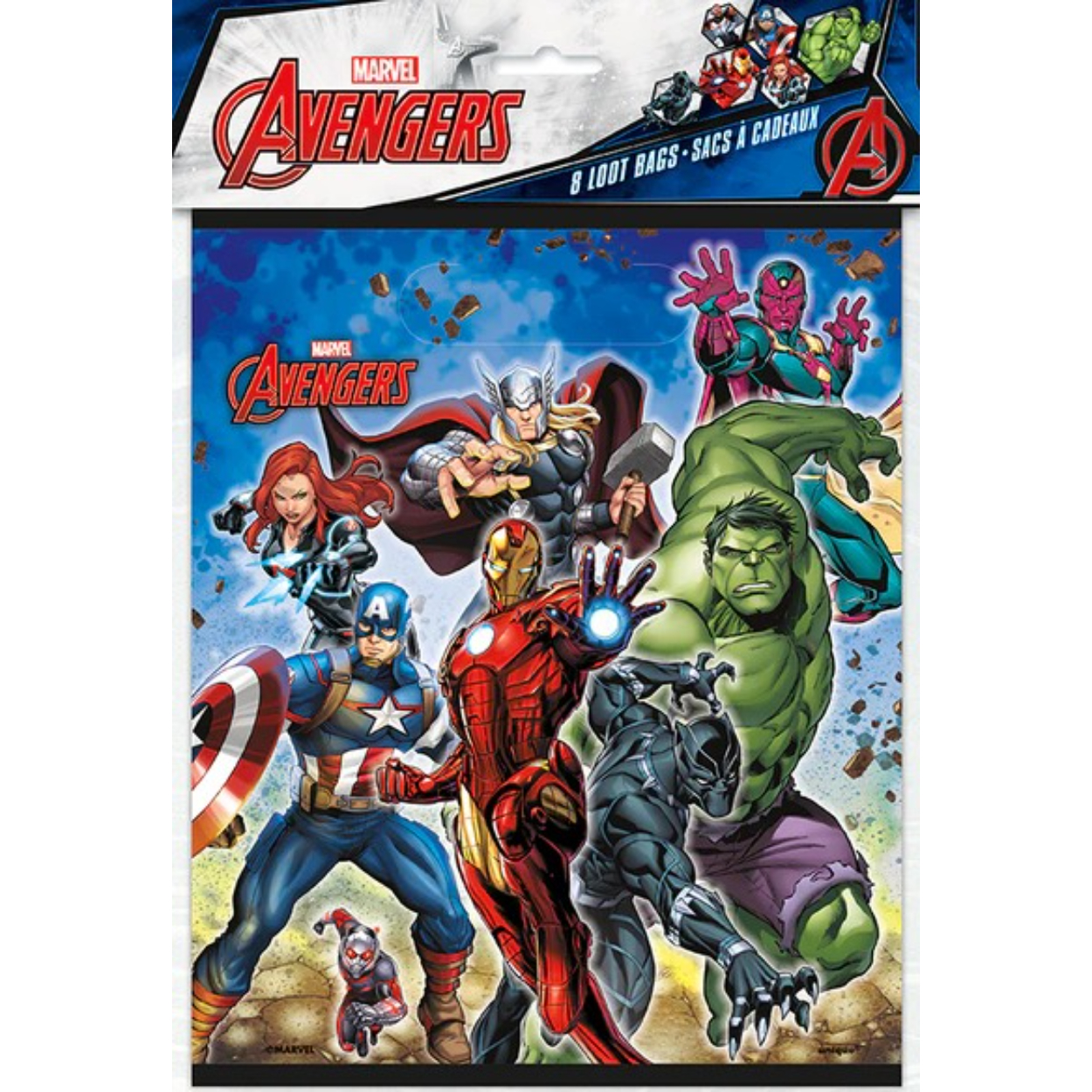 imgi_65_59713pkg.jpg Avengers Loot Bags 8ct. - Image 1