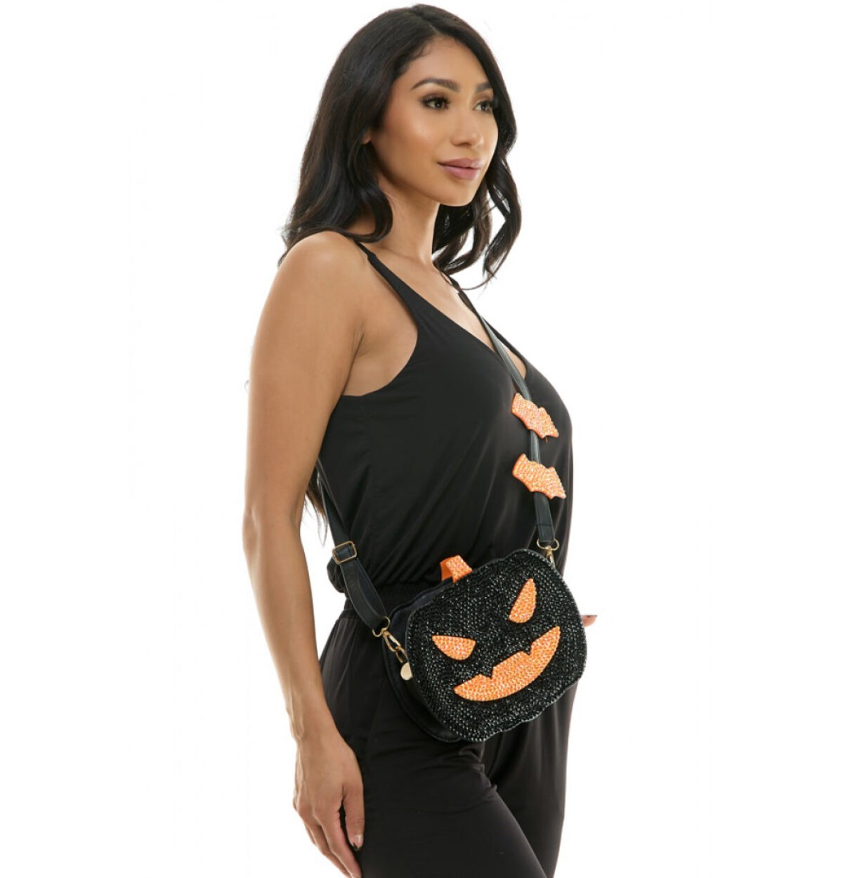 Black Pumpkin Bite Purse