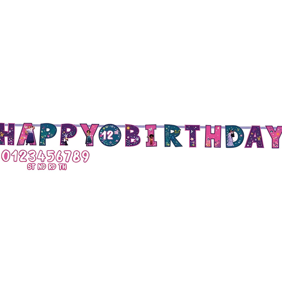 Encanto Jumbo Add An Age Letter Banner