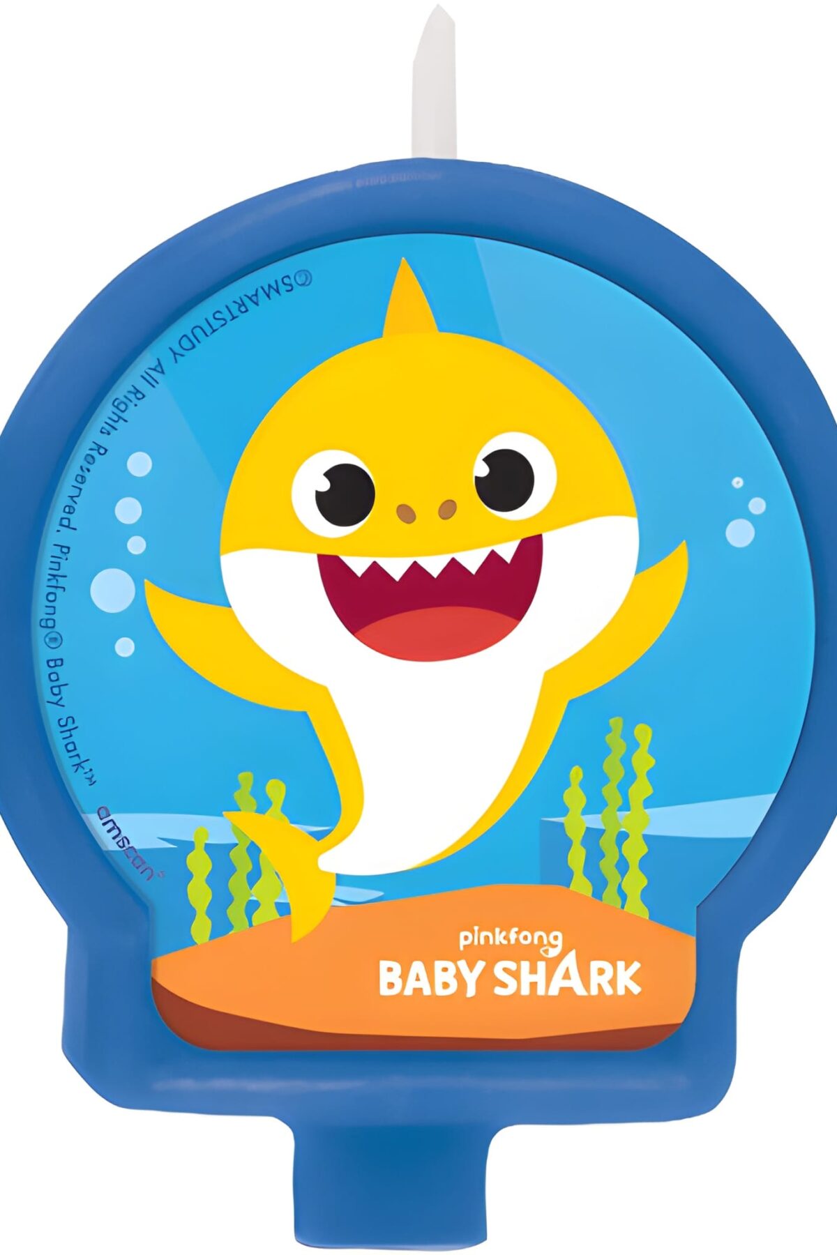 Baby Shark Happy Birthday Candle 1ct.