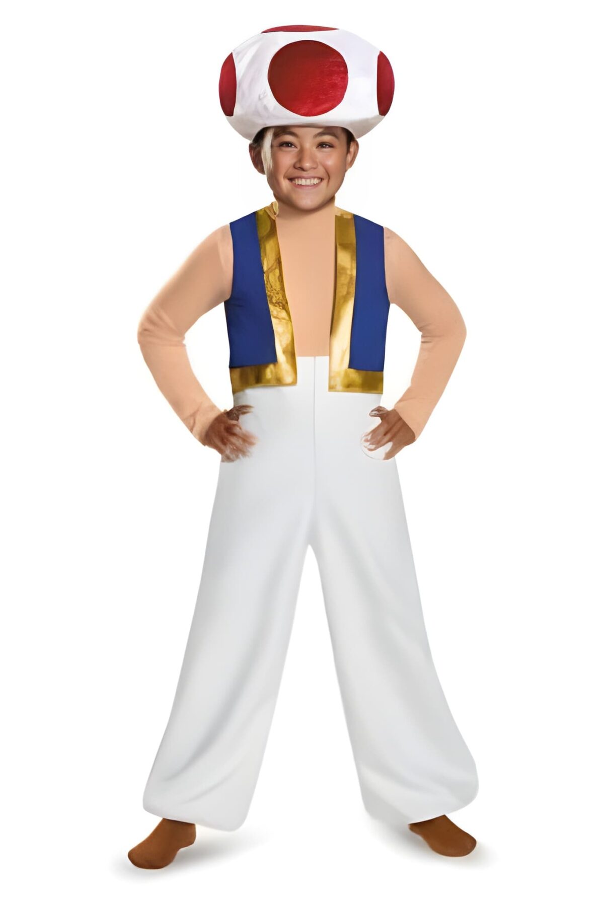 Child Toad Deluxe 4-6 Child Costume - Nintendo