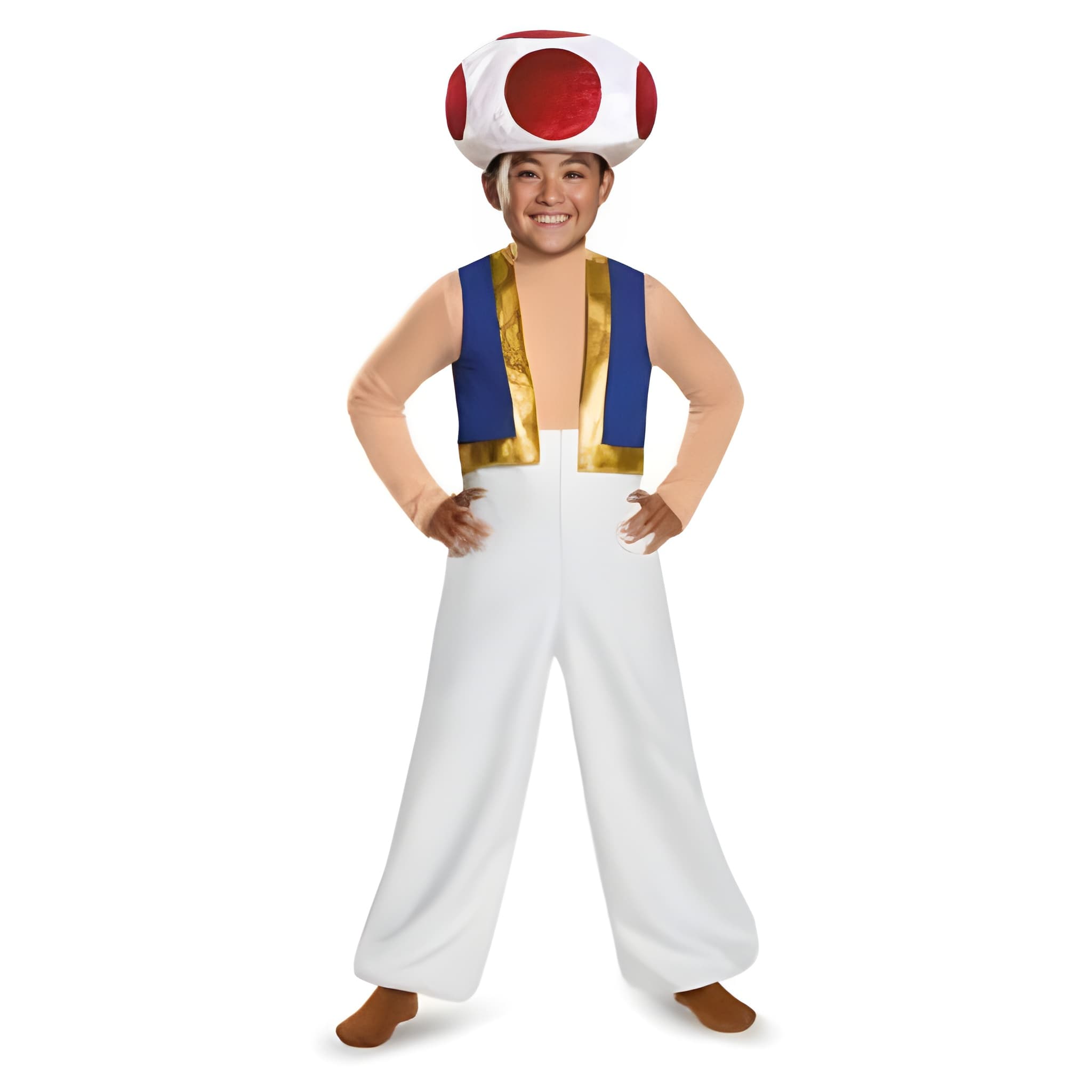 myv8msldjp5uuzkgco2k-2.jpeg Child Toad Deluxe 4-6 Child Costume - Nintendo - Image 1