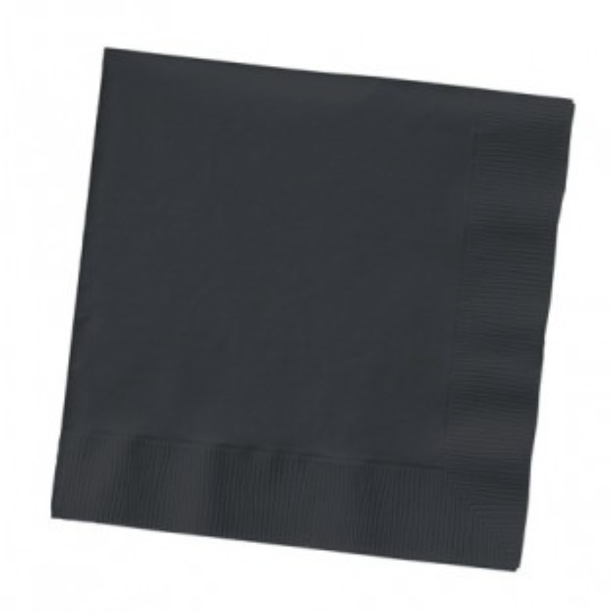 napkin-beverage-black-velvet.jpg Black Velvet Beverage Napkin 50ct. - Image 1