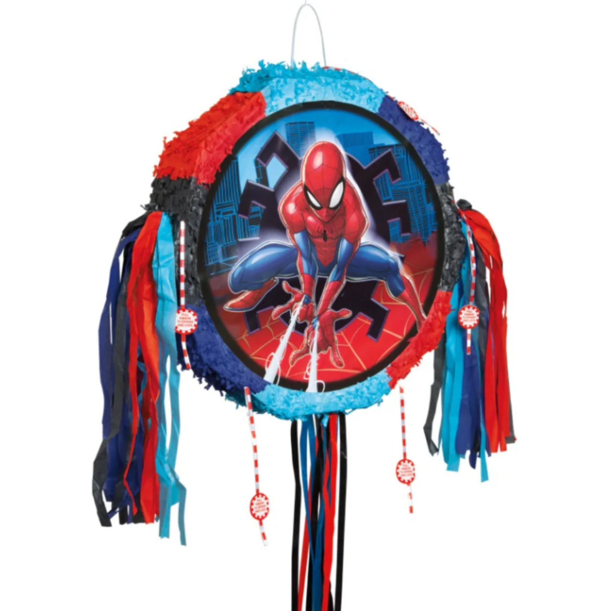 pcupstore_84_137b2419-bb39-484b-8fd2-b7cb3c13931c_2000x.jpg SpiderMan Drum Pull Pinata - Image 1