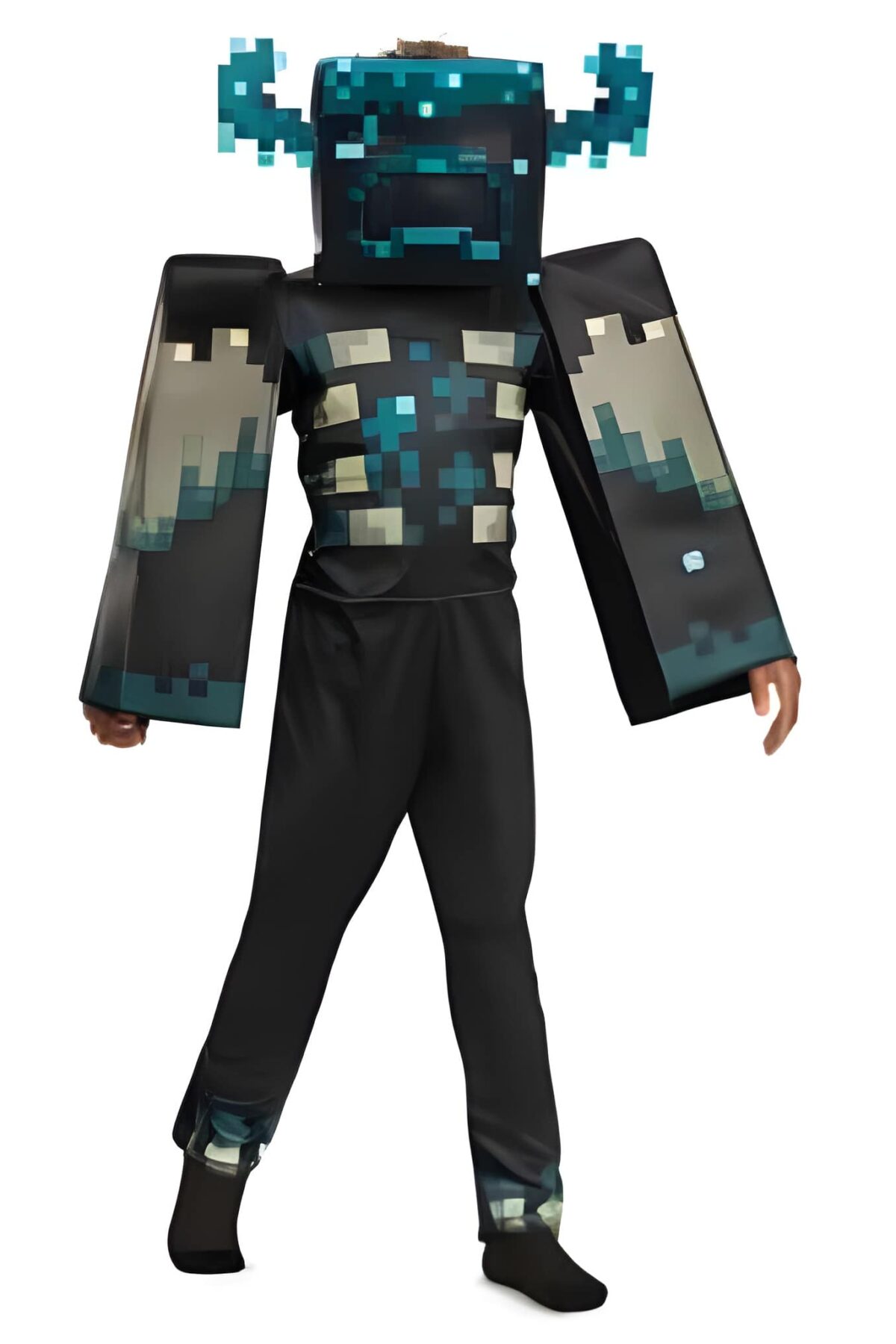 Minecraft Warden Deluxe Child Costume 10-12