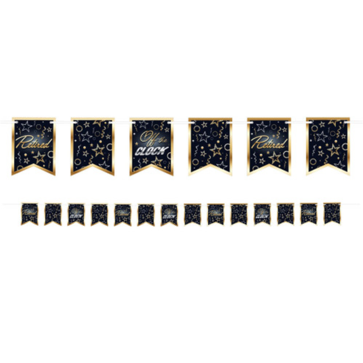 retirement_pennant_streamer__81009-2.jpg Happy Retirement Streamer - Image 1
