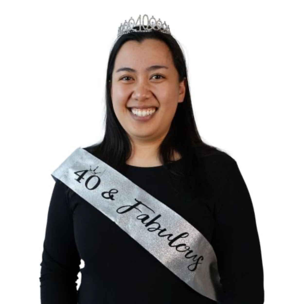 revId-14197-99-1212-w500-h500.jpg 40 & Fabulous Sash and Tiara - Image 1
