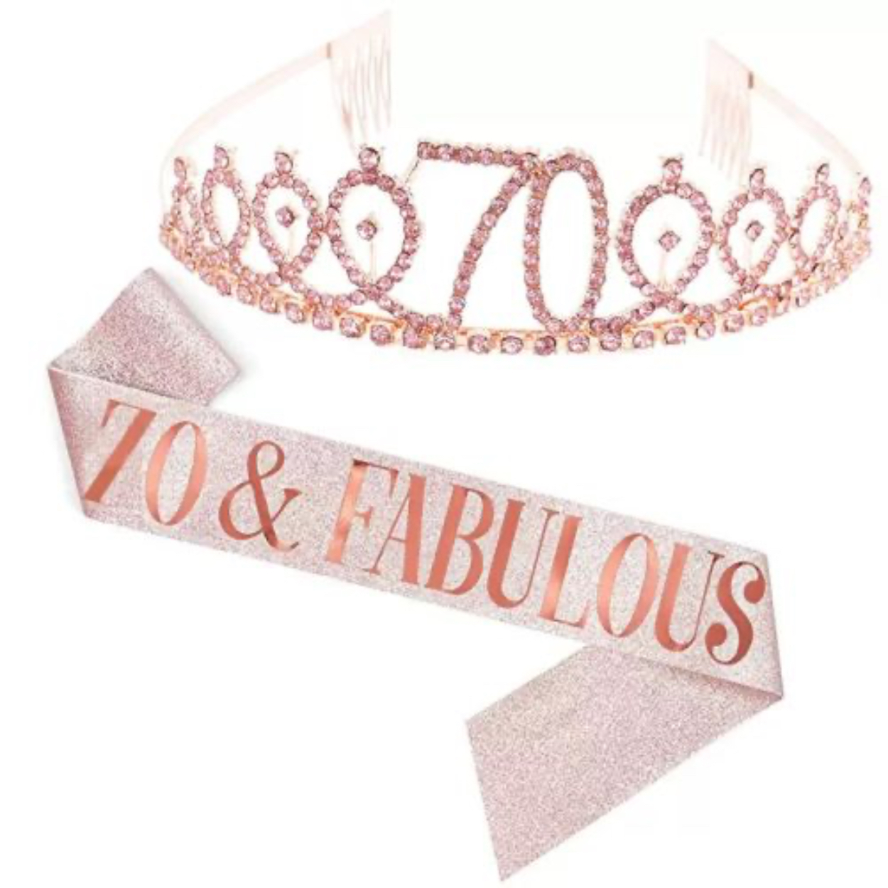 revId-14198-99-1213-w500-h500.jpg 70 & Fabulous Sash and Tiara - Image 1