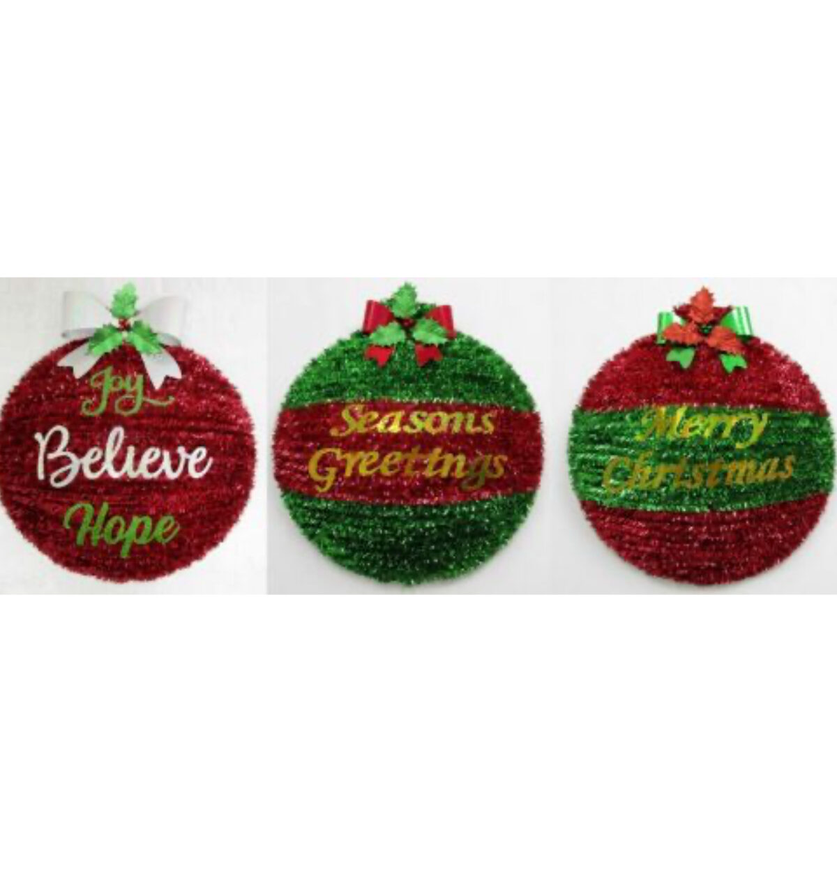 Ornament Assortment 2D 18" 1ct.