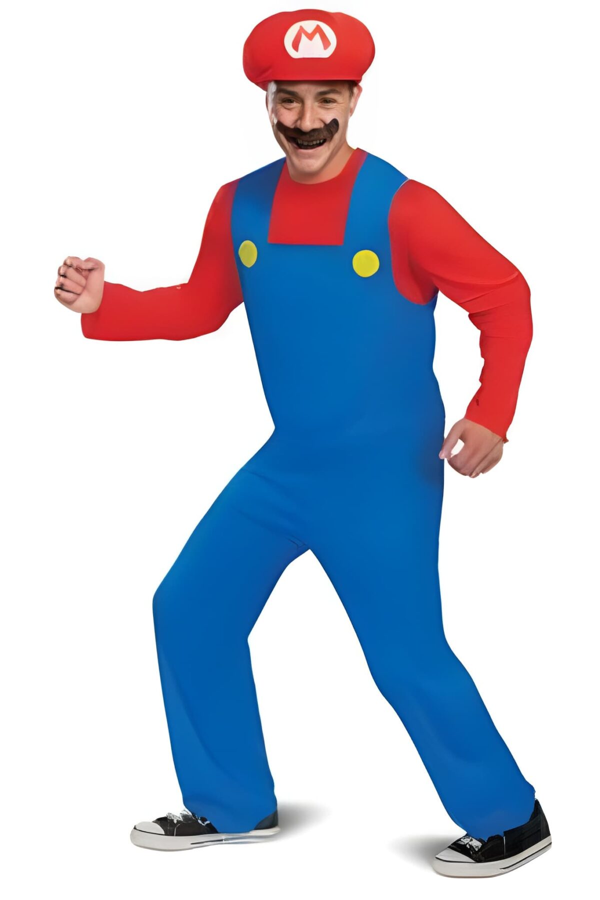 MARIO CLASSIC ADULT XL COSTUME 42 TO 46