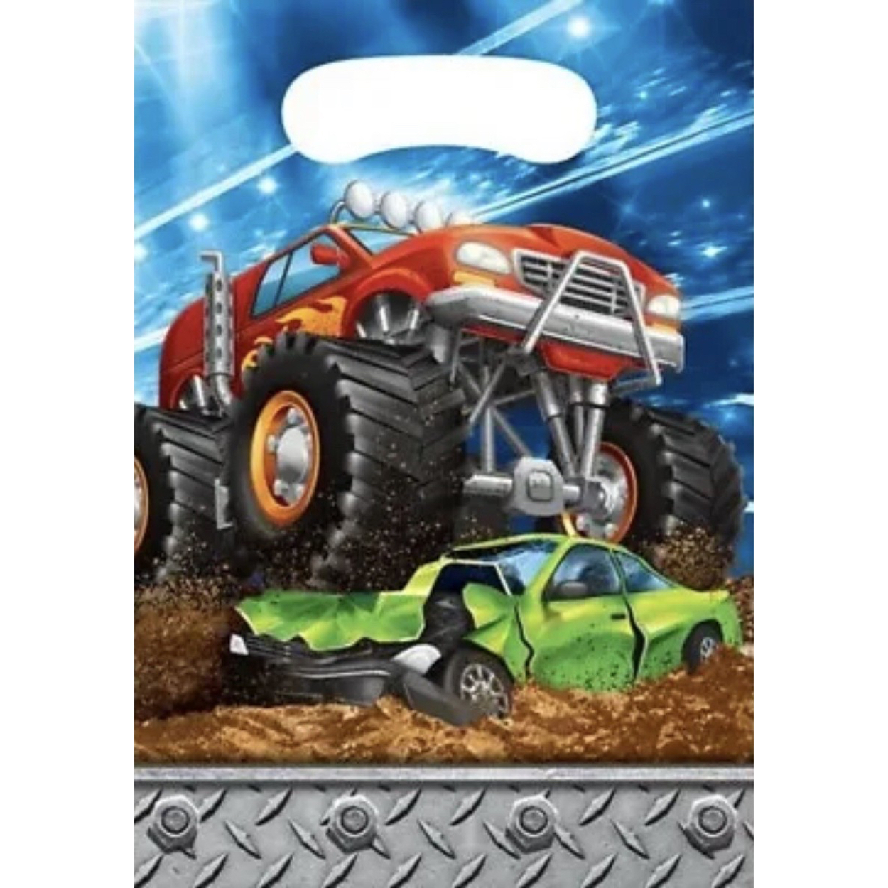 s-l1200-9-2.jpg Monster Truck Rally Loot Bags 8ct. - Image 1