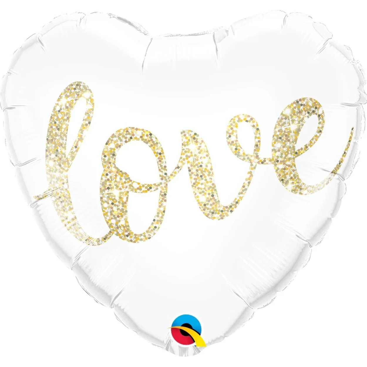 s-l1600-13-1.jpg 18" Love Glitter Gold Balloon #370 - Image 1