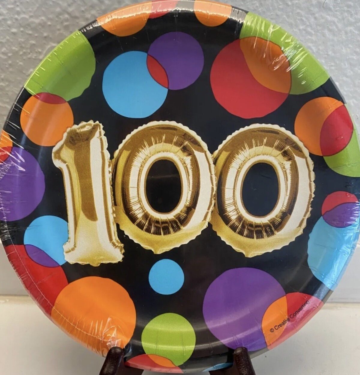 100 Balloon Party 6in Plate 8ct