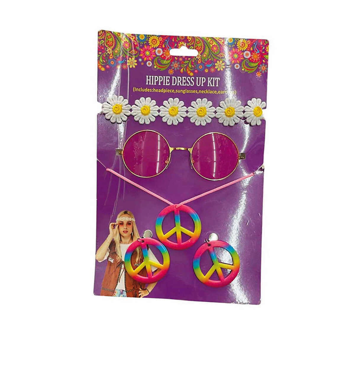 HIPPIE DRESS UP KIT - OS