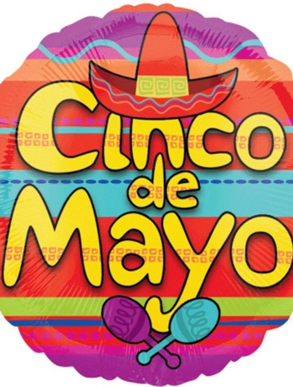 18" Cinco De Mayo Balloon #251