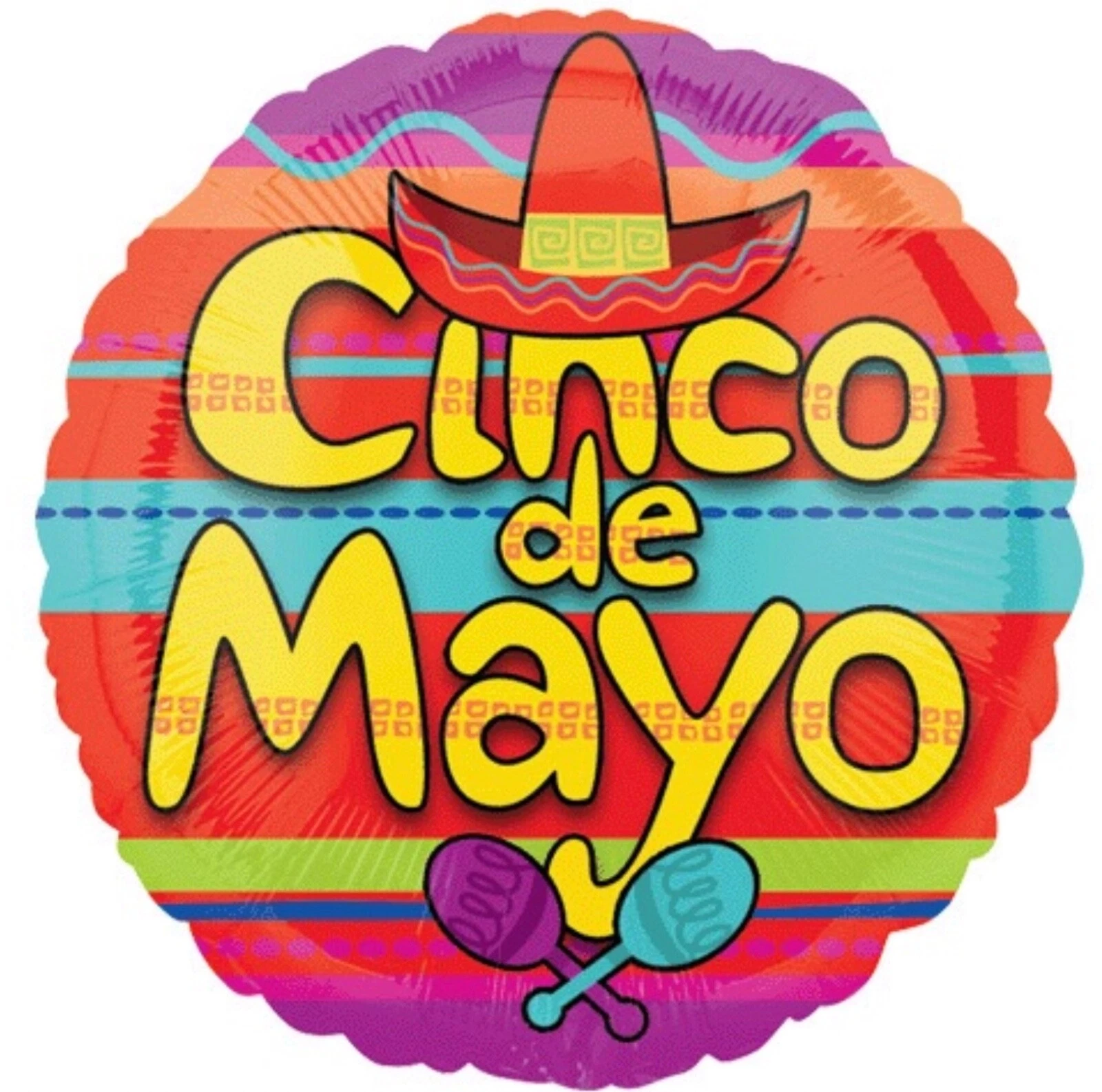 s-l1600-8-1.webp 18" Cinco De Mayo Balloon #251 - Image 1