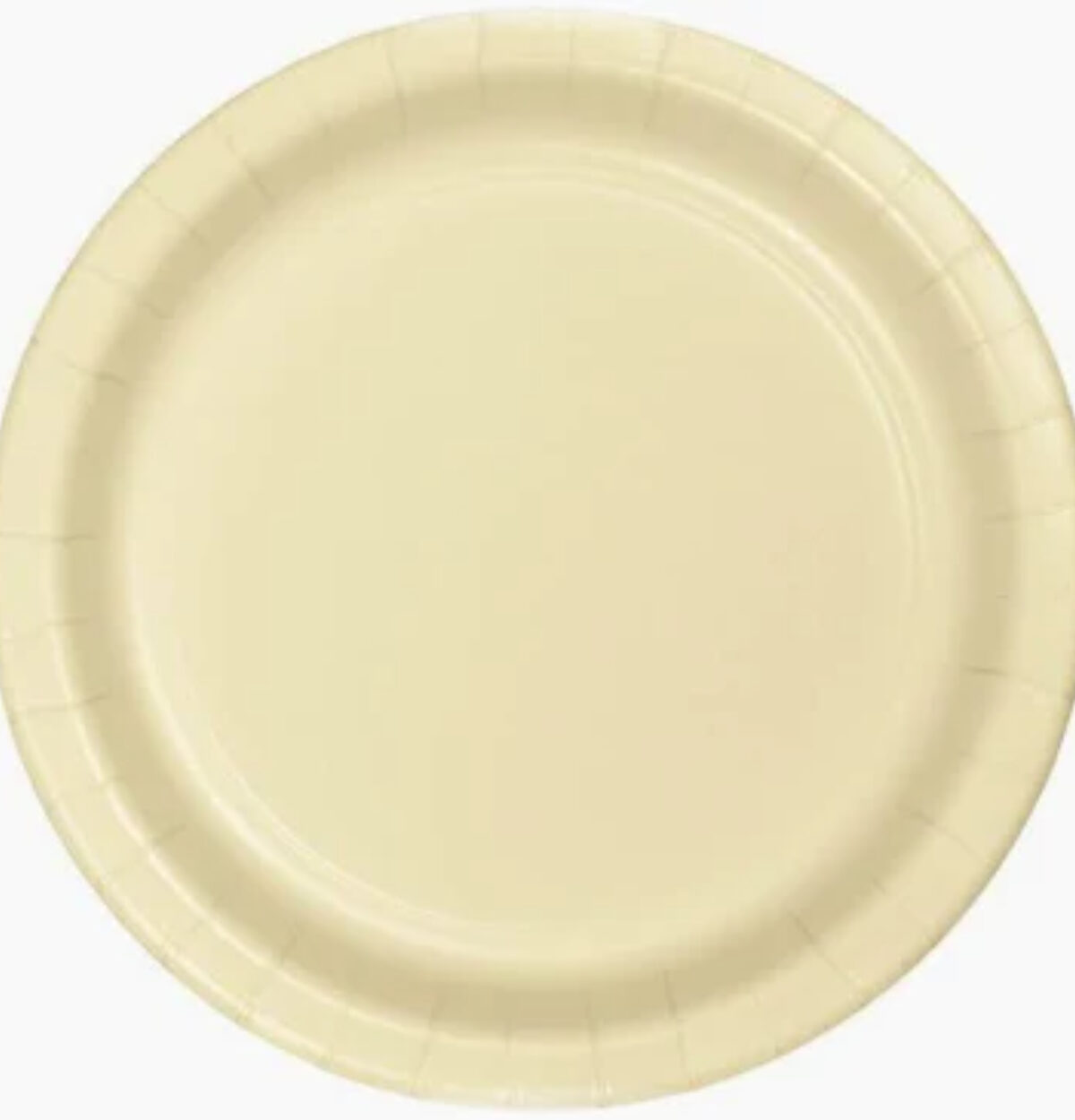 Ivory 9" Paper Plates 24ct.