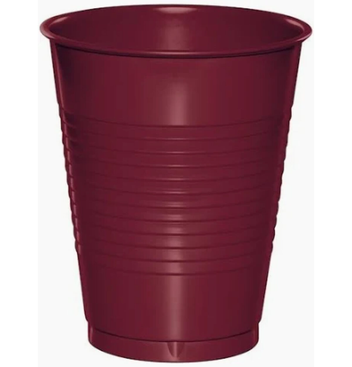 Burgundy 16oz Plastic Cups 20ct