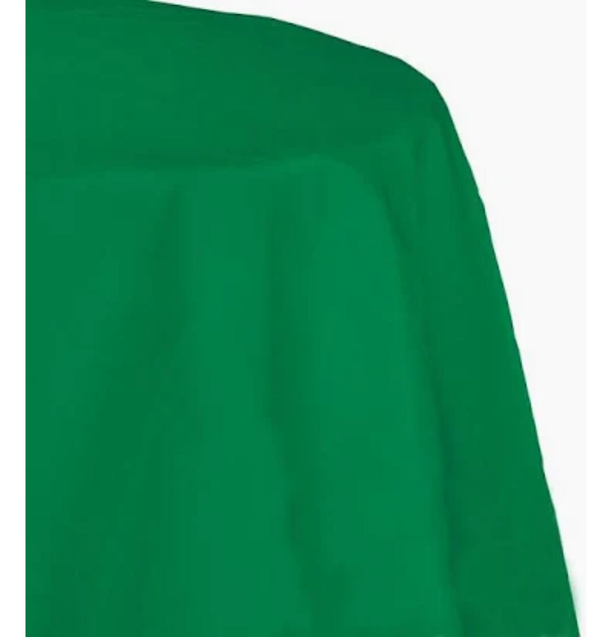 Emerald Green Plastic Octy-Round Tablecover 82"