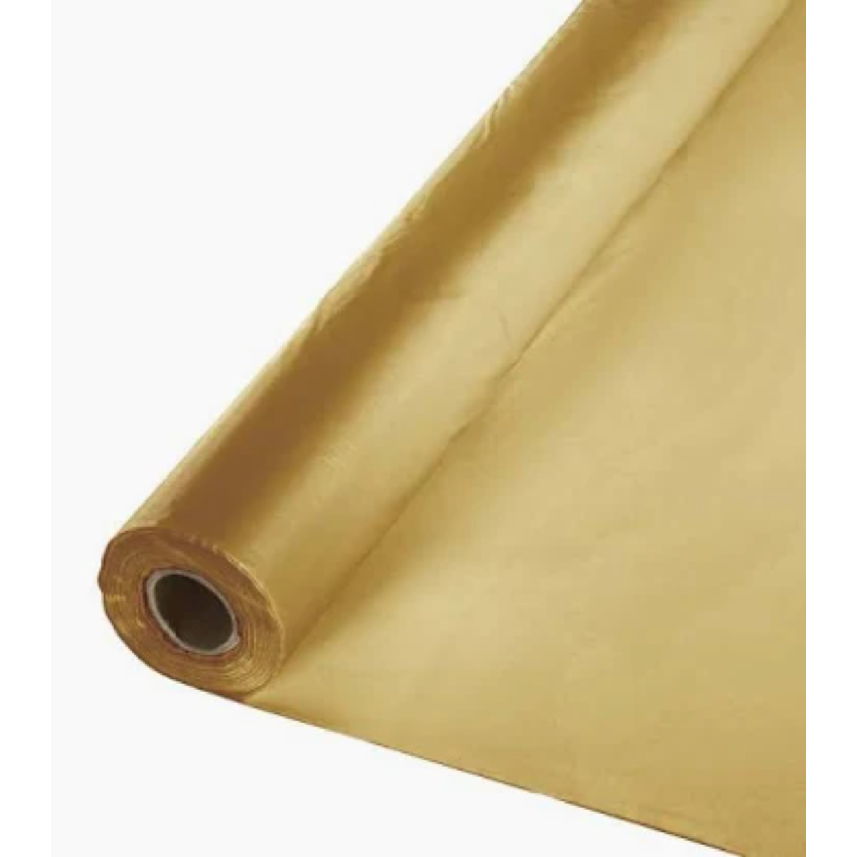 shopping-2026-06-25T164612-481.jpg BANQUET ROLL PLASTIC 1CT 100' Glitter Gold TABLE COVER - Image 1