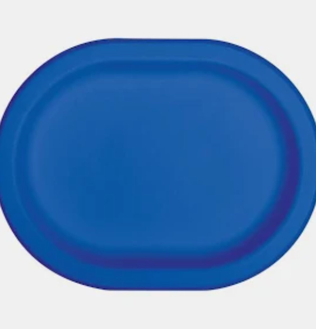 Cobalt Blue Paper Oval Platter 8ct.