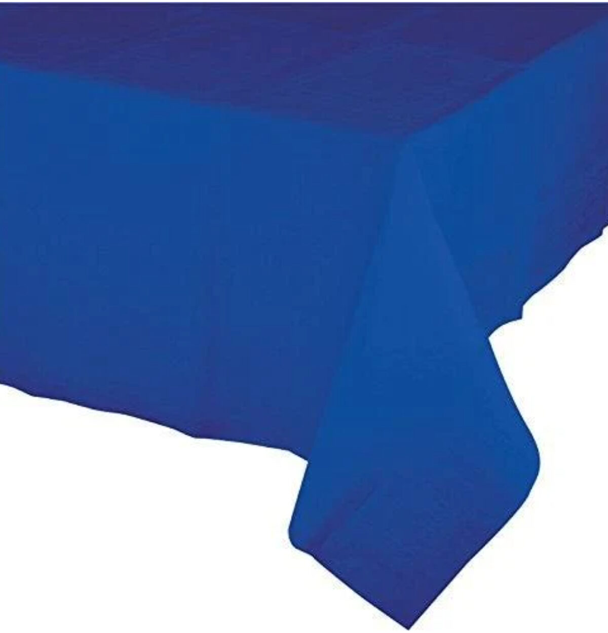 Cobalt Royal Blue Plastic Table Cover 54"x108"