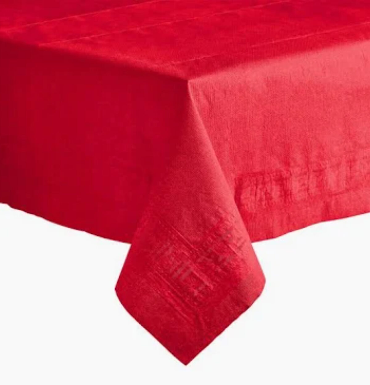 Classic Red Tissue-Poly Table cover 54"x108"