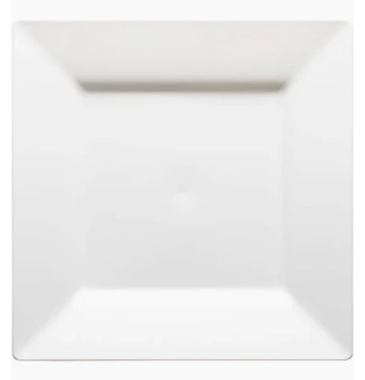 10.75 CLASSIC SQUARE PLATES WHITE 40CT.