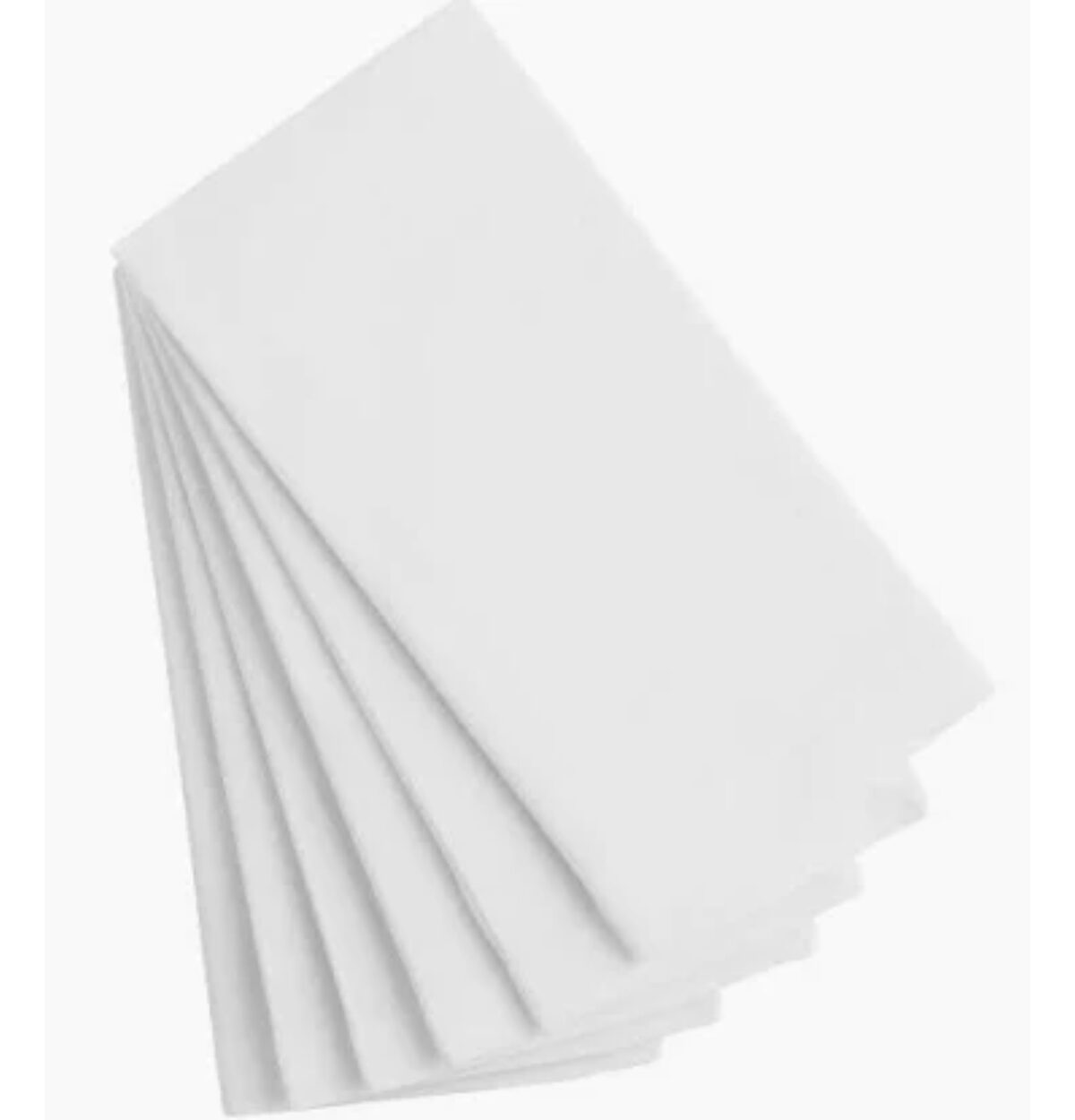 FABRIC NAPKIN, 6 PCS/PACK White
