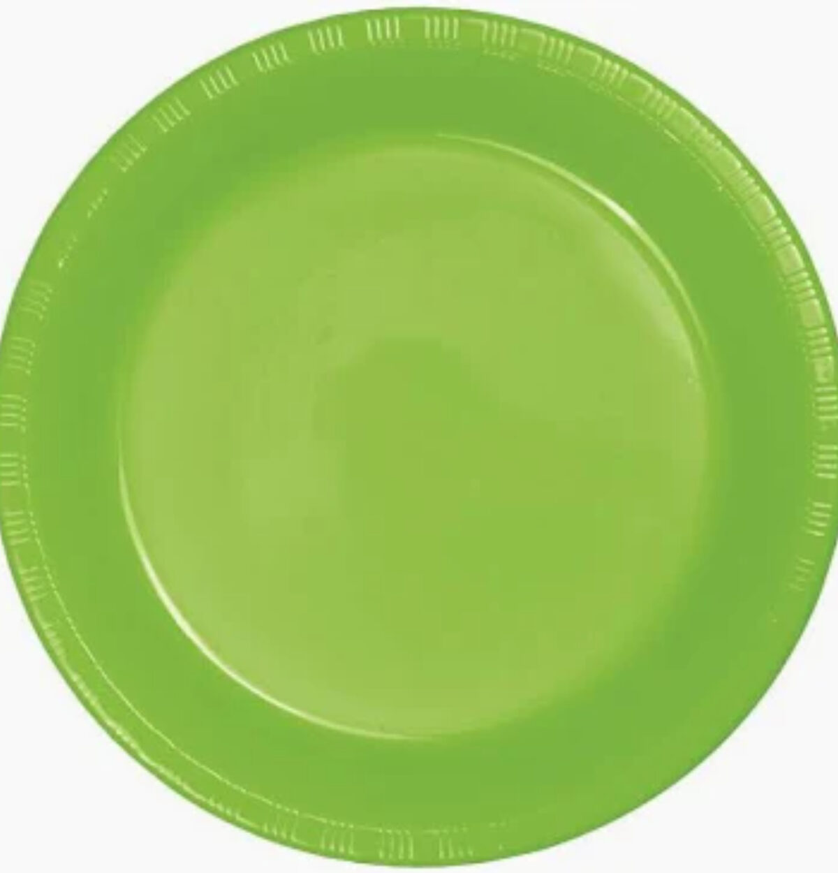 Fresh Lime 10.25" Plastic Plates 20ct.