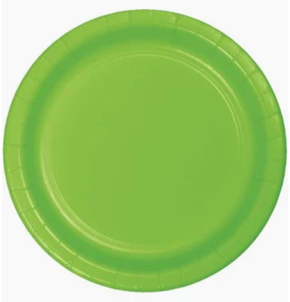 Fresh Lime 7" Paper Plates 24ct.