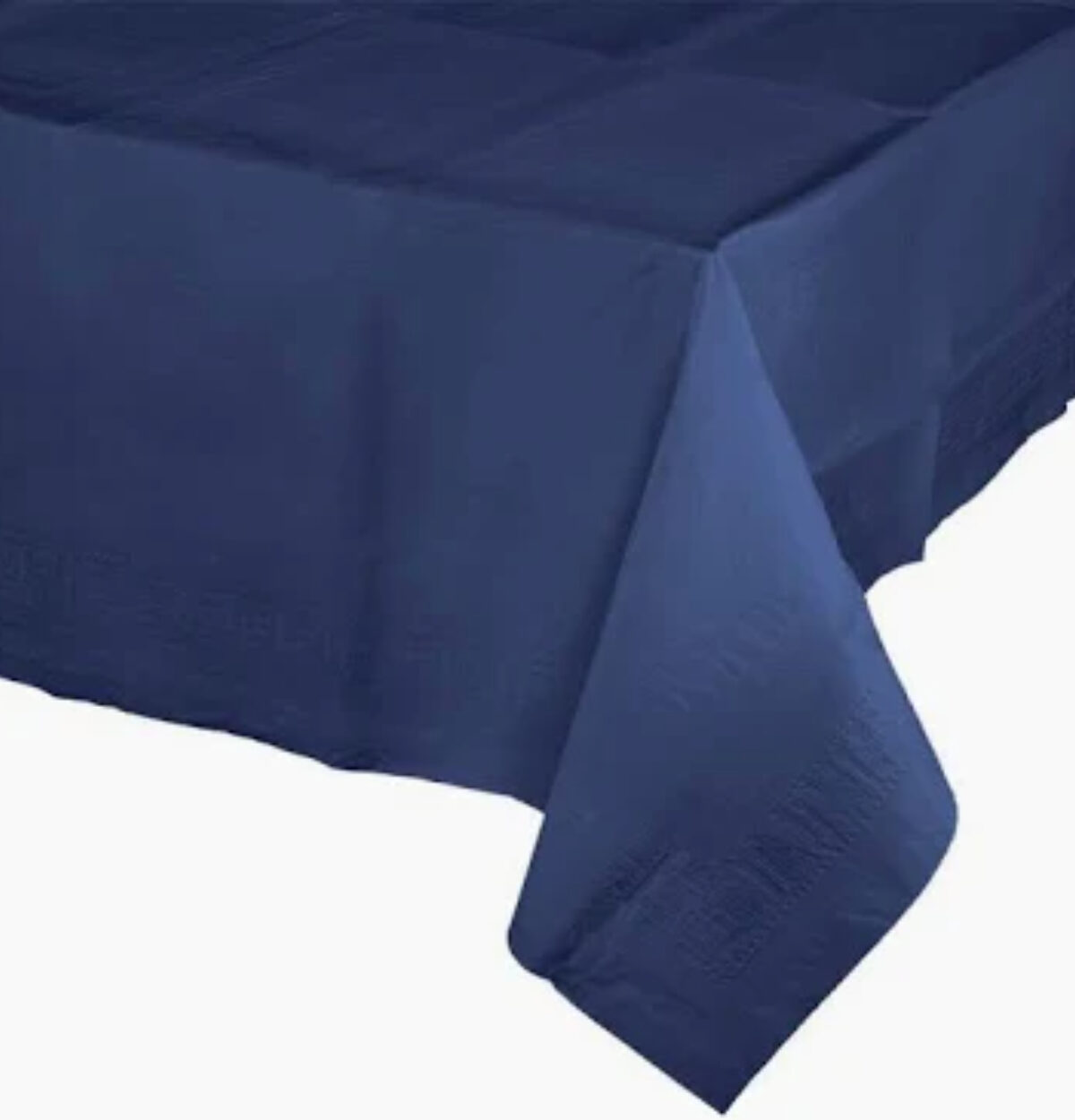 Navy Tissue-Poly Table Cover 54"x108"
