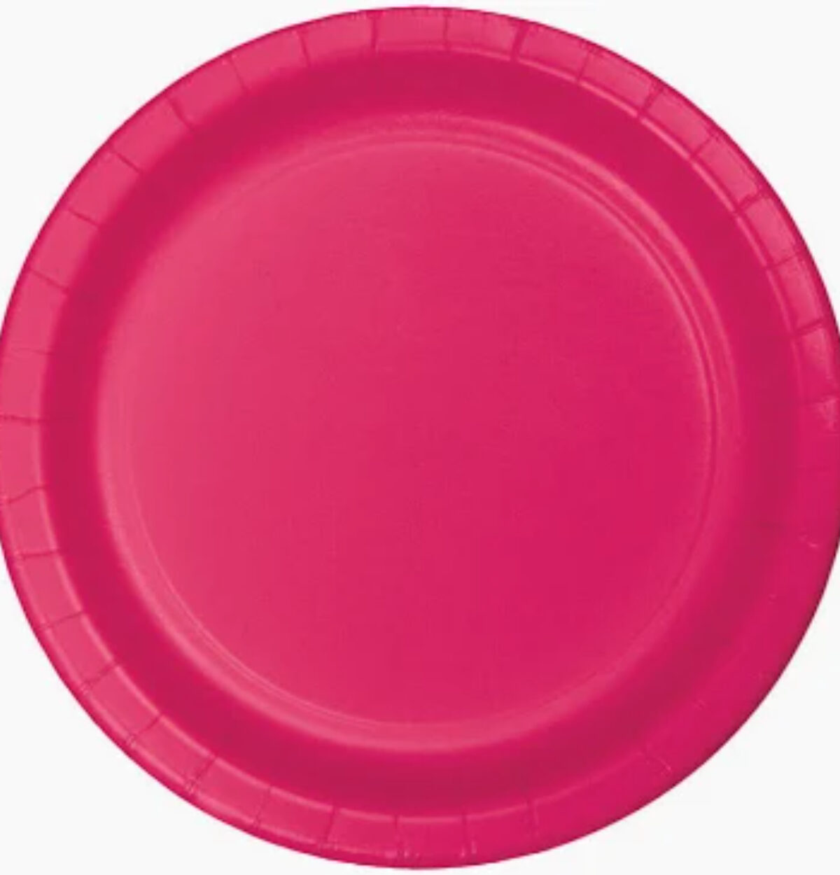 Hot Magenta 7" Paper Plates 24ct