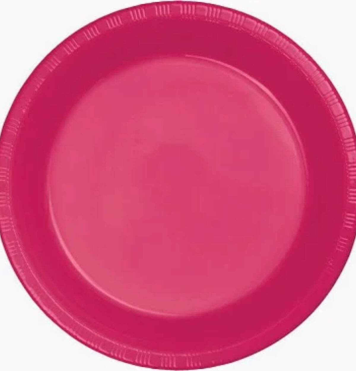 Hot Magenta 7" Plastic Plates 20ct