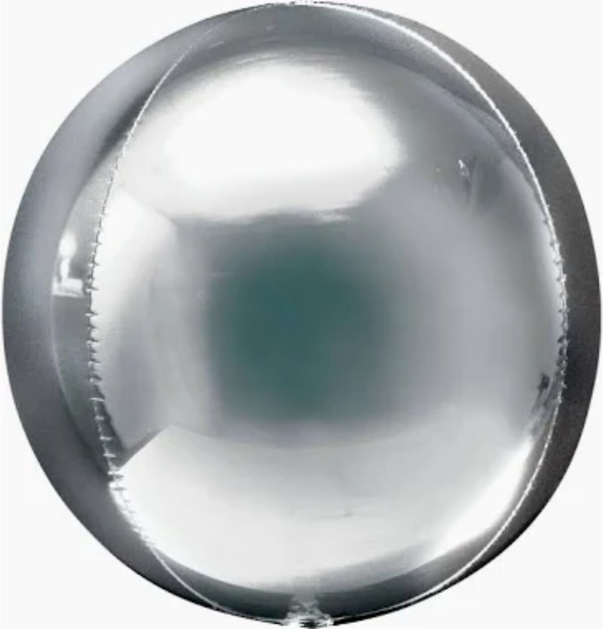 16" Silver Orbz Balloon Pkg.