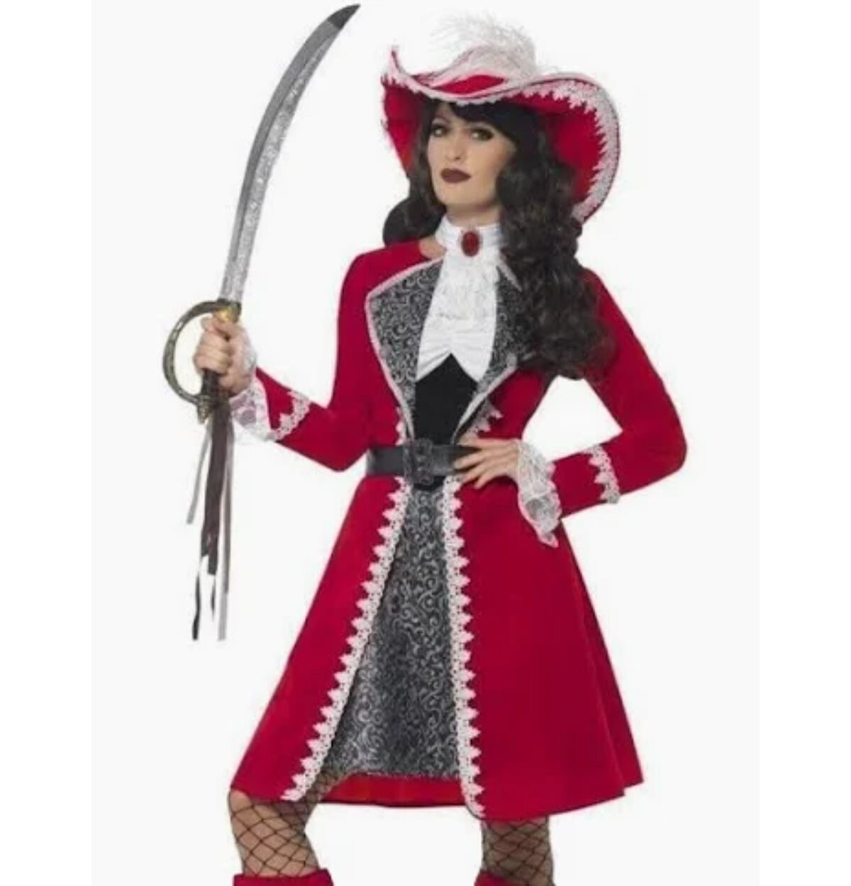 Adult Deluxe Authentic Lady Captain Costume