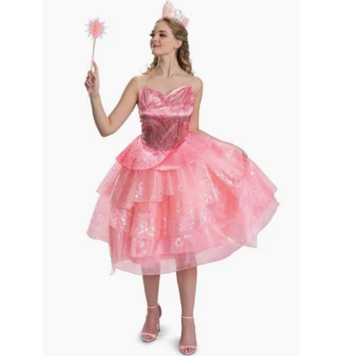 GLINDA DELUXE ADULT COSTUME M 8 TO 10