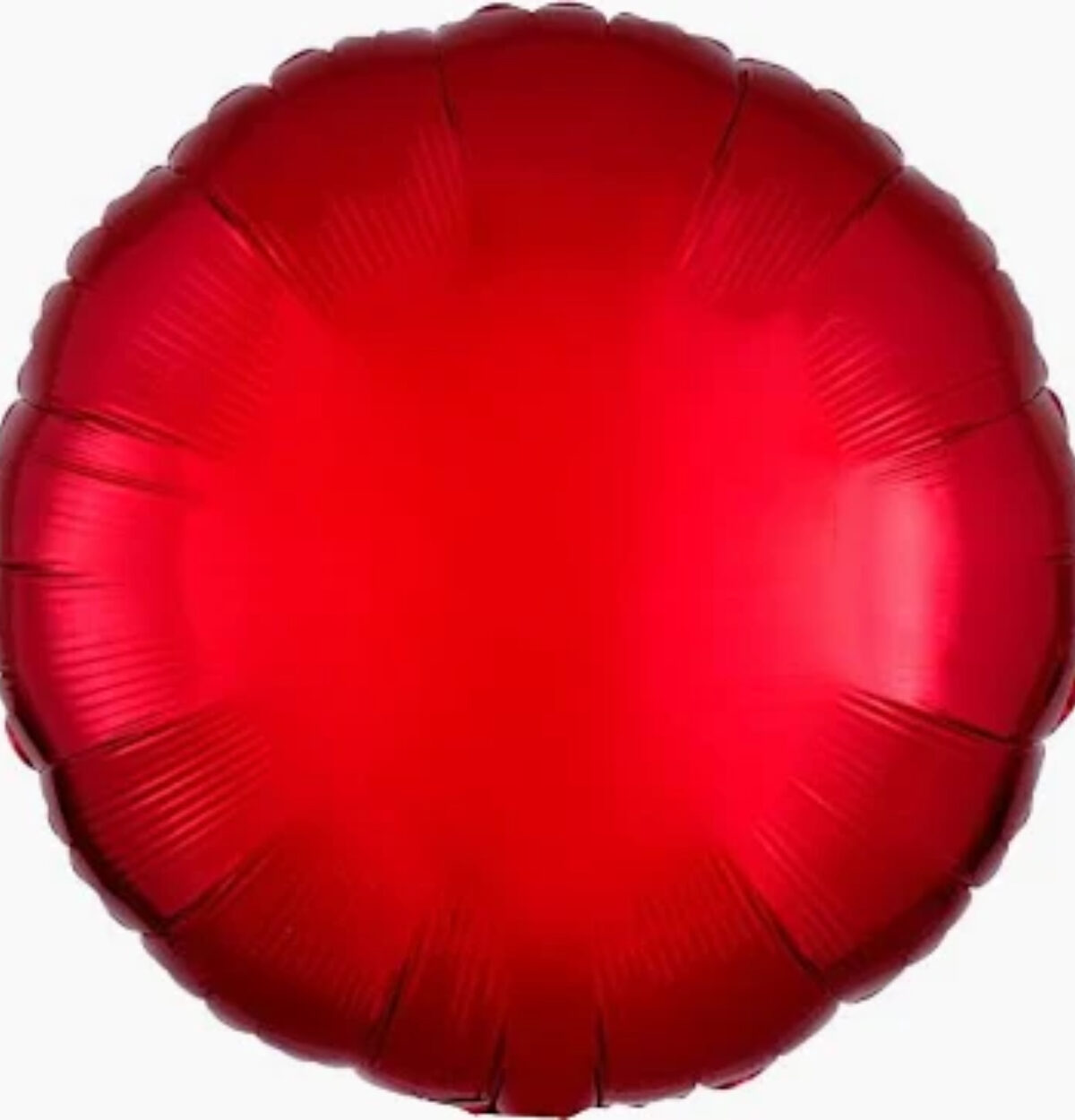 36" Ruby Red Round Mylar Balloon